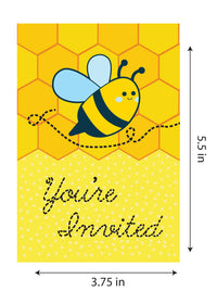 Bee Theme Party And Supplies | Bee Baby Shower Invitation