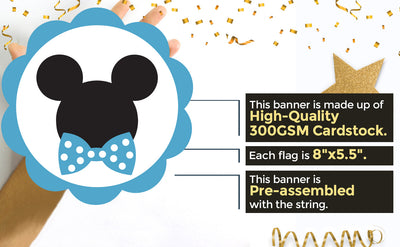 Mickey Mouse Baby Shower Supplies |Baby Shower Banner Ideas