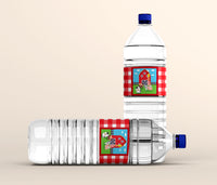 farm animal water bottles 