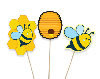 Baby Shower Theme Cupcake Topper | Bee Baby Shower Cake Decorations