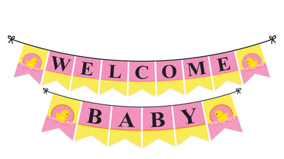 Duck Theme Baby Shower Party Supplies | Girl Baby Shower Party Banners