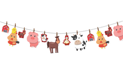 Farm Birthday Party Ideas | Farm Garland Decorations