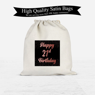 21st Birthday Favor Bags | 21st Birthday Party Return Gift Candy Bags