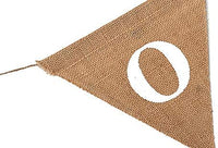 ONE Burlap Birthday Banner for Boy Girl