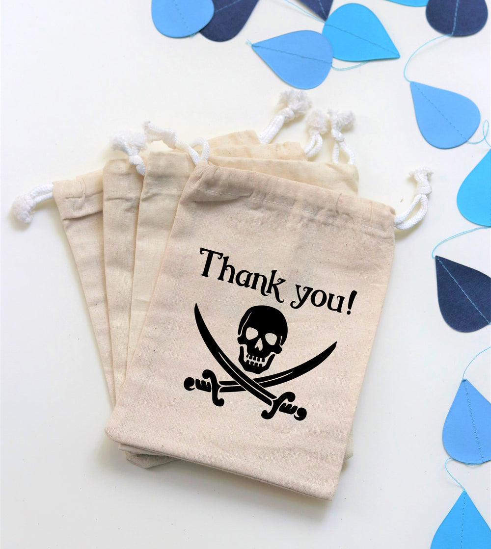 Pirate Party Favor Bags | Pirates Birthday Supplies