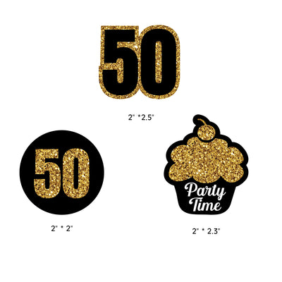 50th Birthday Theme Party Supplies | Happy Birthday Party Garland Decorations