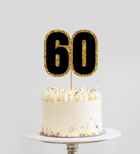 60th Birthday Party Theme Cake Decorations | Happy Birthday Party Cake Toppers