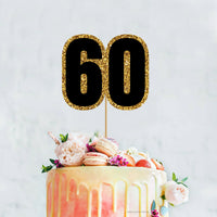 60th Birthday Party Theme Cake Decorations | Happy Birthday Party Cake Toppers