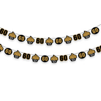 60th Birthday Theme Party Supplies | Happy Birthday Party Garland Decorations