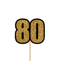 80th Birthday Party Cake Decorations | Happy Birthday Theme Cake Toppers
