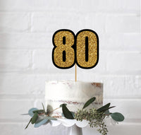 80th Birthday Party Cake Decorations | Happy Birthday Theme Cake Toppers