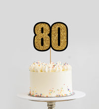 80th Birthday Party Cake Decorations | Happy Birthday Theme Cake Toppers