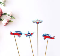 Airplane Baby Shower Centerpieces