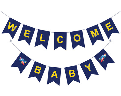 Airplane Party Theme | Airplane Baby Shower Banner