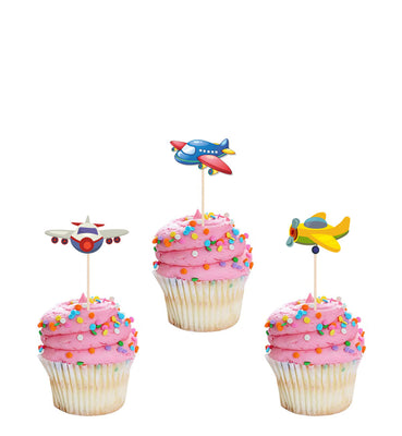 Airplane Cupcake Topper