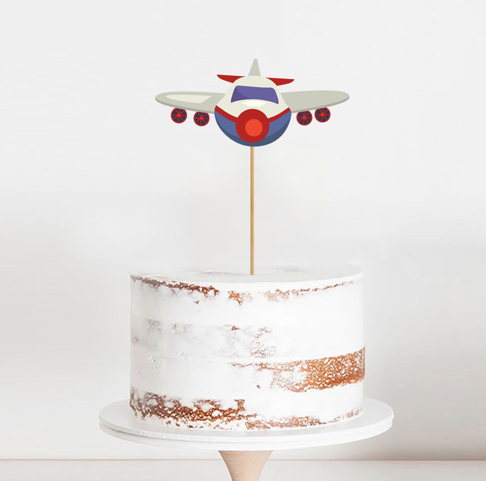Personalised Plane Cake Topper - Plane with Name and Age Cake Decoration  ‚Äì Made in Australia