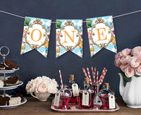 Alice in Wonderland One High Chair Banner