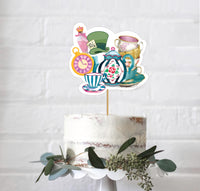 Alice in Wonderland Cake Toppers