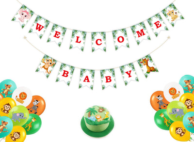 Ideas for Jungle Themed Baby Shower - Banner