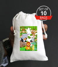 Animal Theme Baby Shower Favor Bags