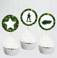 Homecoming Cupcake Toppers