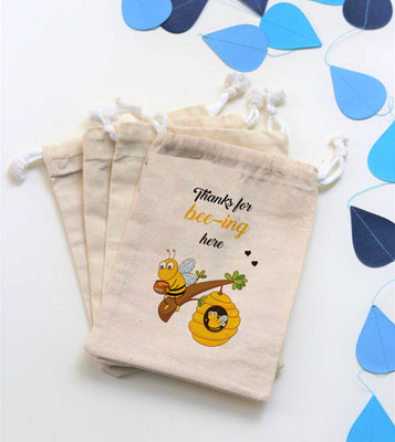 Bee Party Favor Bags | Baby Shower Party Goodie Bags