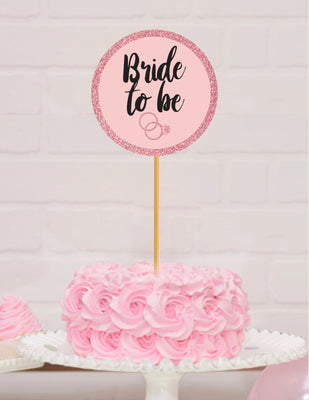 Bridal Shower Cake Topper