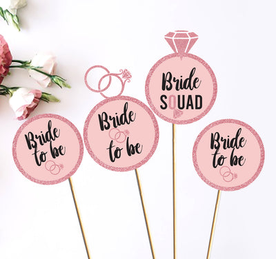 Rose Gold Centerpiece Ideas | Bridal Shower Centerpiece