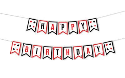 Casino Birthday Kit | Casino Party Birthday Banners