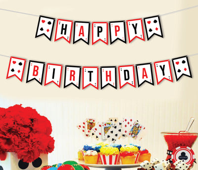 Casino Birthday Kit | Casino Party Birthday Banners