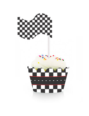 Checkered Birthday Party Decoration | Combo Pack