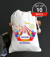 Circus Birthday  Ideas | Carnival Party Favor Bags