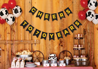 70th Birthday Party Supplies - Cheers To 70 Years Banner