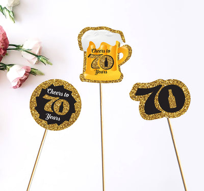 70th Birthday Theme Party Table Decors | 70th Birthday Party Centerpieces Decorations