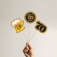 70th Birthday Theme Party Table Decors | 70th Birthday Party Centerpieces Decorations