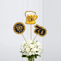 70th Birthday Theme Party Table Decors | 70th Birthday Party Centerpieces Decorations