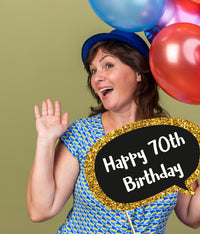 70th Birthday Theme Party Photoprop | Birthday PhotoBooth Props