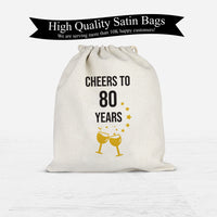 Birthday Party Supplies - Favor Bags |  80 th Birthday Goodie Bags