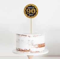 90th Birthday Party Cake Decorations | Happy Birthday Theme Cake Toppers