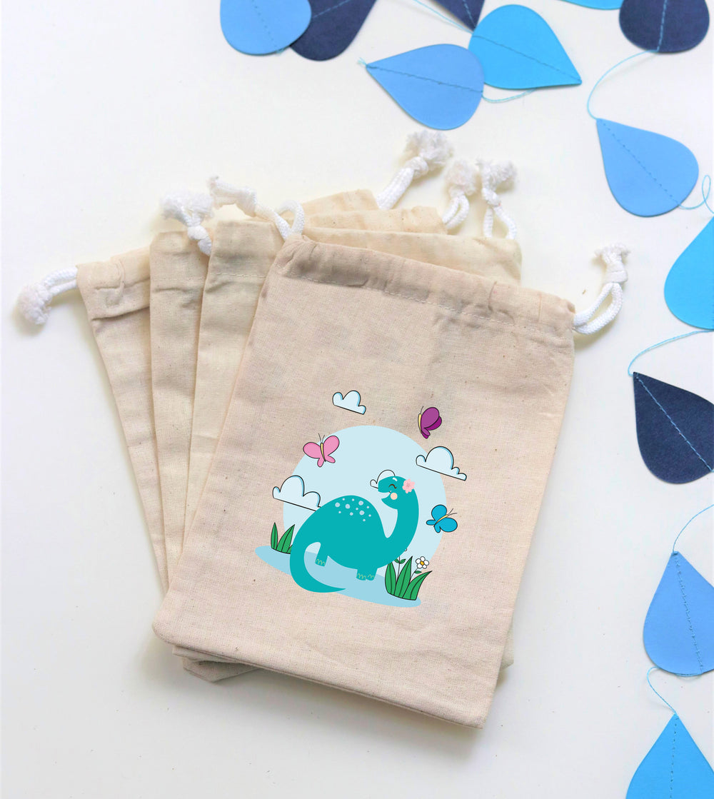 Dinosaur Themed Party Favor Bags