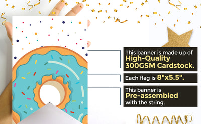 Donut Baby Shower Banner