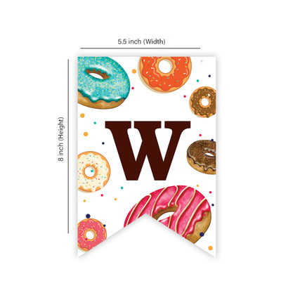 Donut Baby Shower Banner