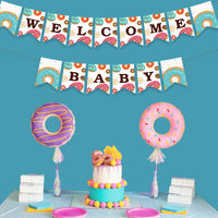 Donut Boy Baby Shower Banner Ideas