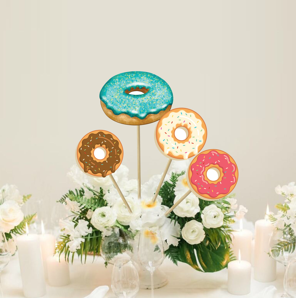 Donut Baby Shower Centerpieces