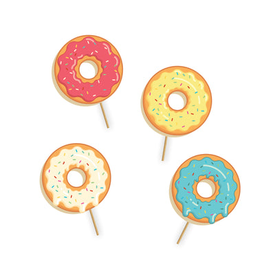 Donut Gender Reveal Cupcake Toppers