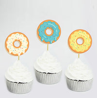 Donut Gender Reveal Cupcake Toppers