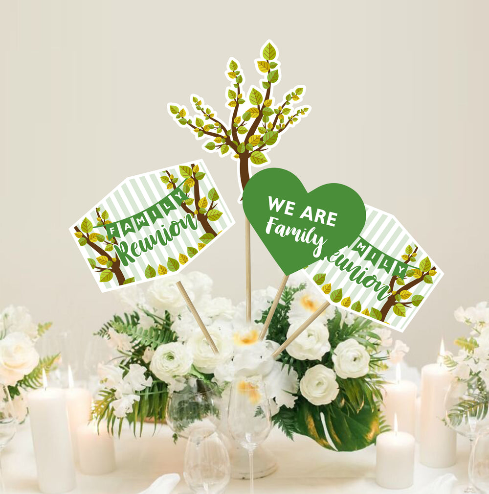 Family Reunion Centerpieces