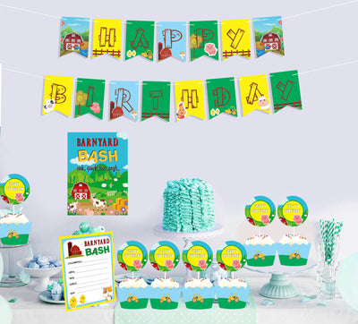 Farm Animal  Party Decoration | Combo Pack