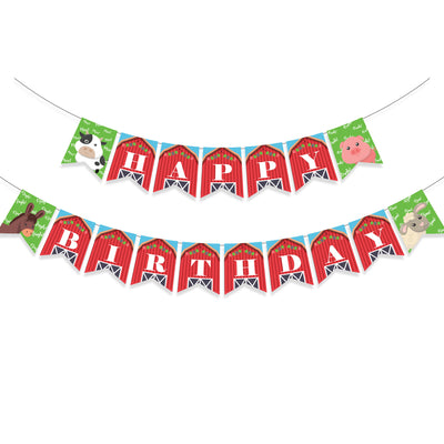 Farm Birthday Party Supplies | Birthday Theme Banner