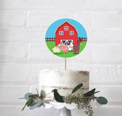 Farm Baby Shower Cake Ideas | Baby Shower Cake Topper Design